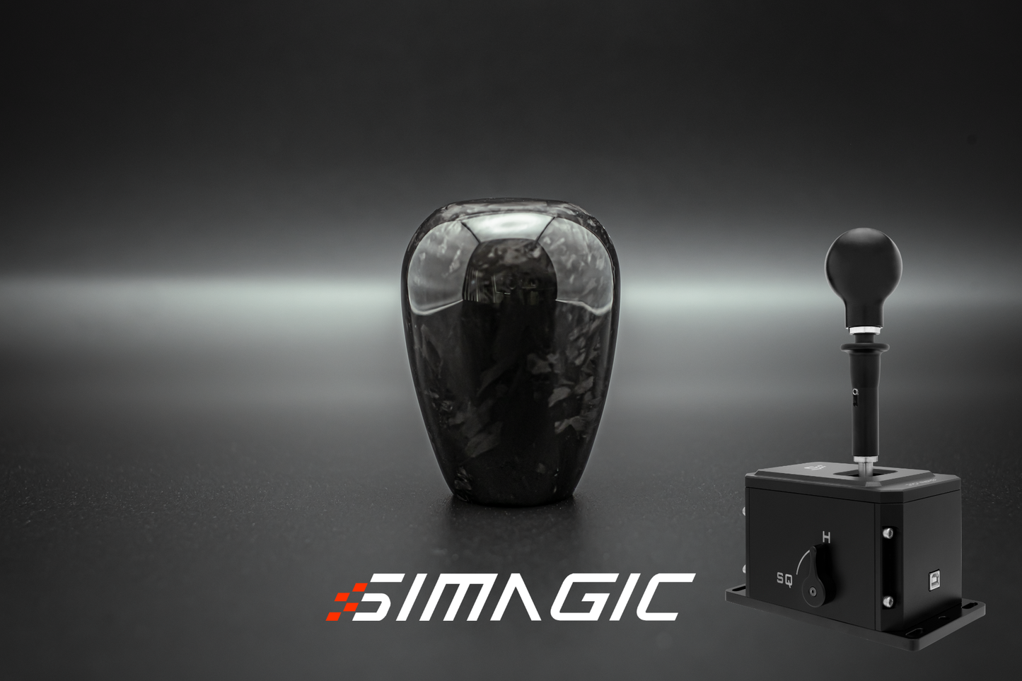 Sim Racing/JDM Manual Shift Knob Carbon Tear-Drop Shape | Multiple Thread Options