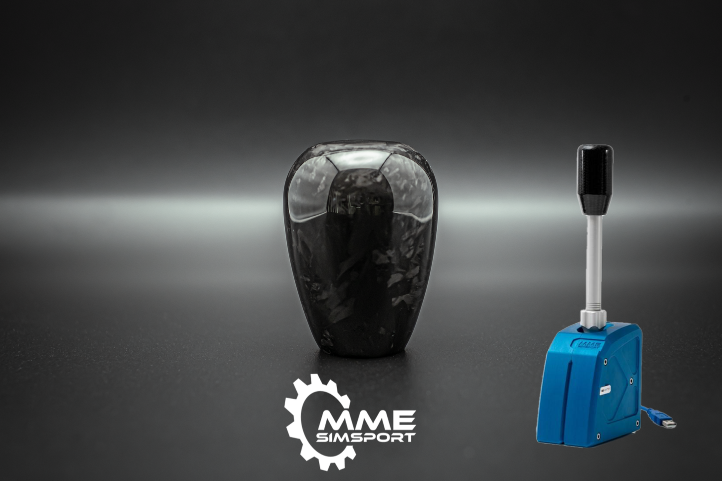 Sim Racing/JDM Manual Shift Knob Carbon Tear-Drop Shape | Multiple Thread Options