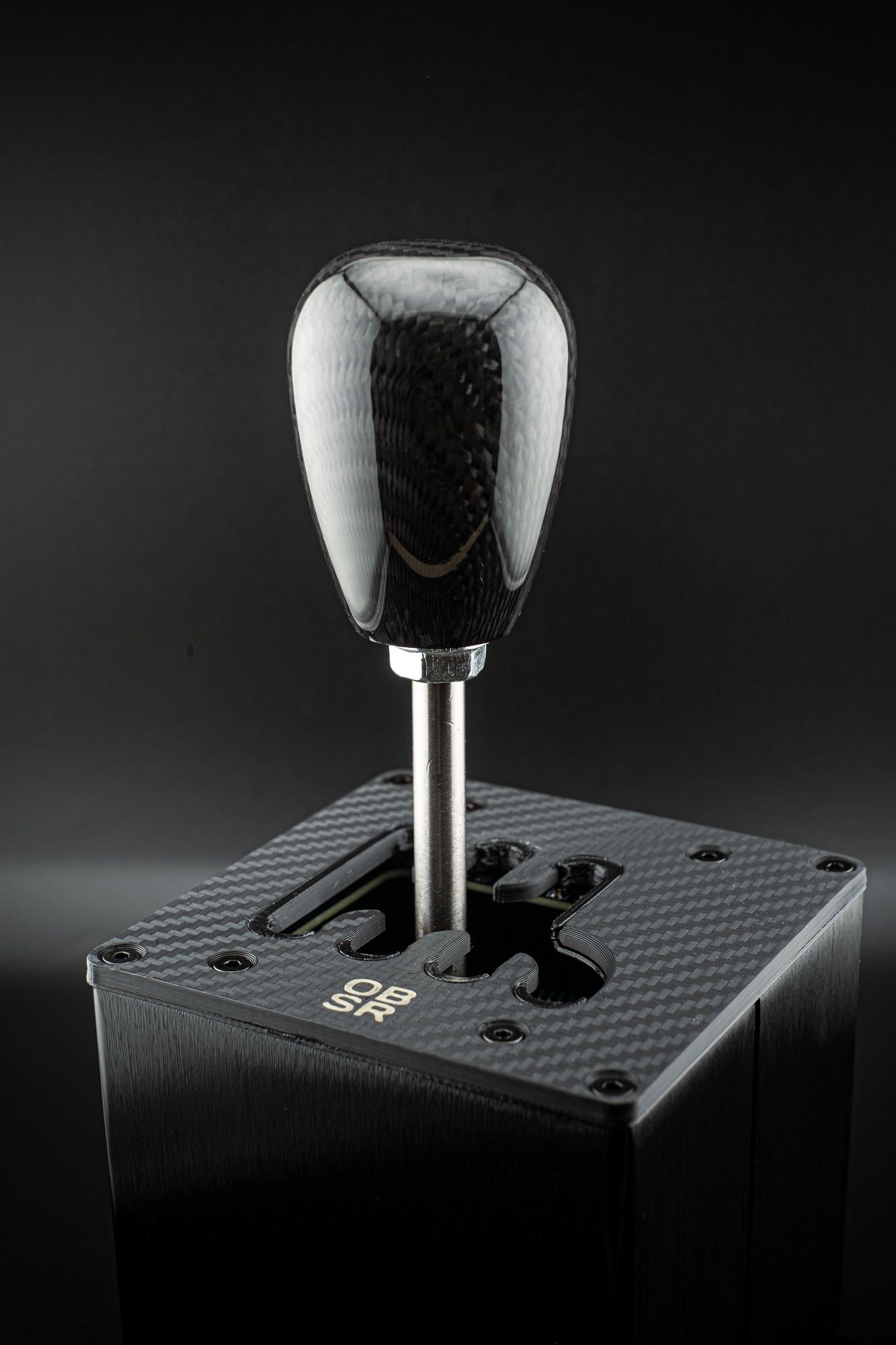 Sim Racing/JDM Manual Shift Knob Carbon Tear-Drop Shape | Multiple Thread Options