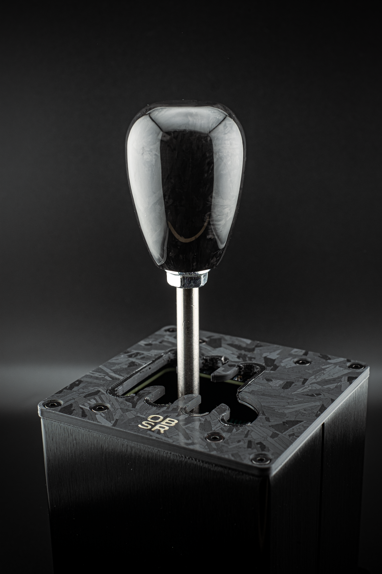 Sim Racing/JDM Manual Shift Knob Carbon Tear-Drop Shape | Multiple Thread Options