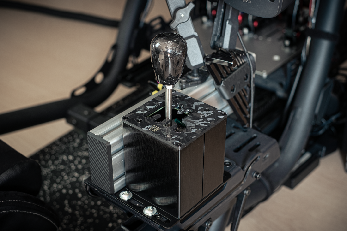 Sim Racing/JDM Manual Shift Knob Carbon Tear-Drop Shape | Multiple Thread Options