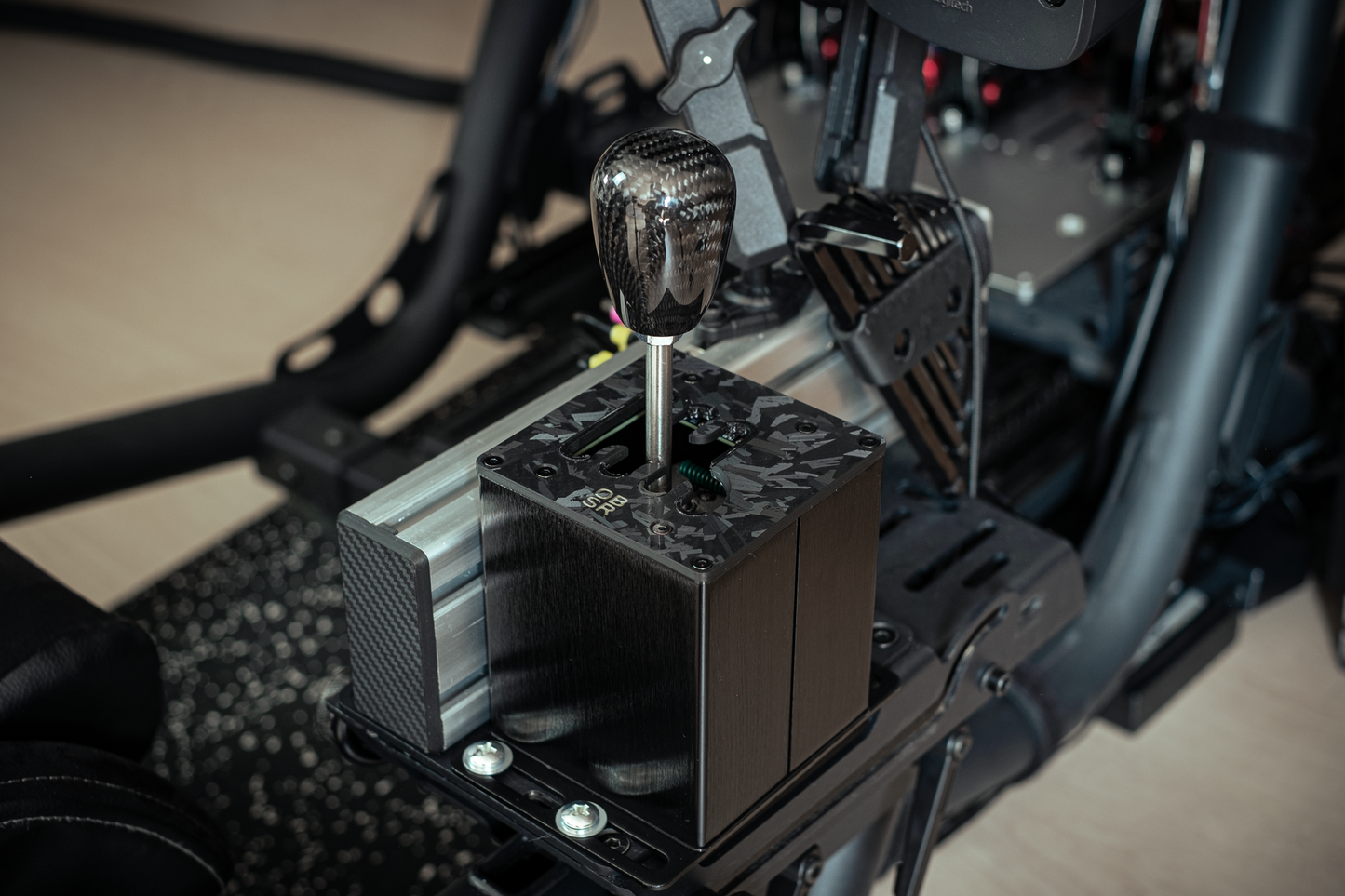 Sim Racing/JDM Manual Shift Knob Carbon Tear-Drop Shape | Multiple Thread Options