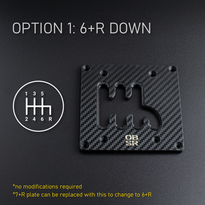 OB1 Dampened Top Plate [For H-Pattern Sim Shifter]